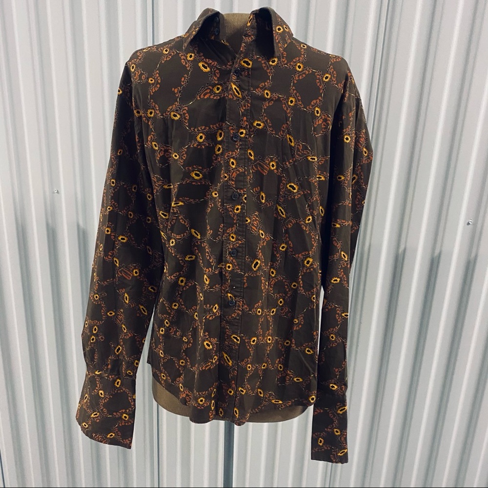 Theory Andrew Floral Button Down